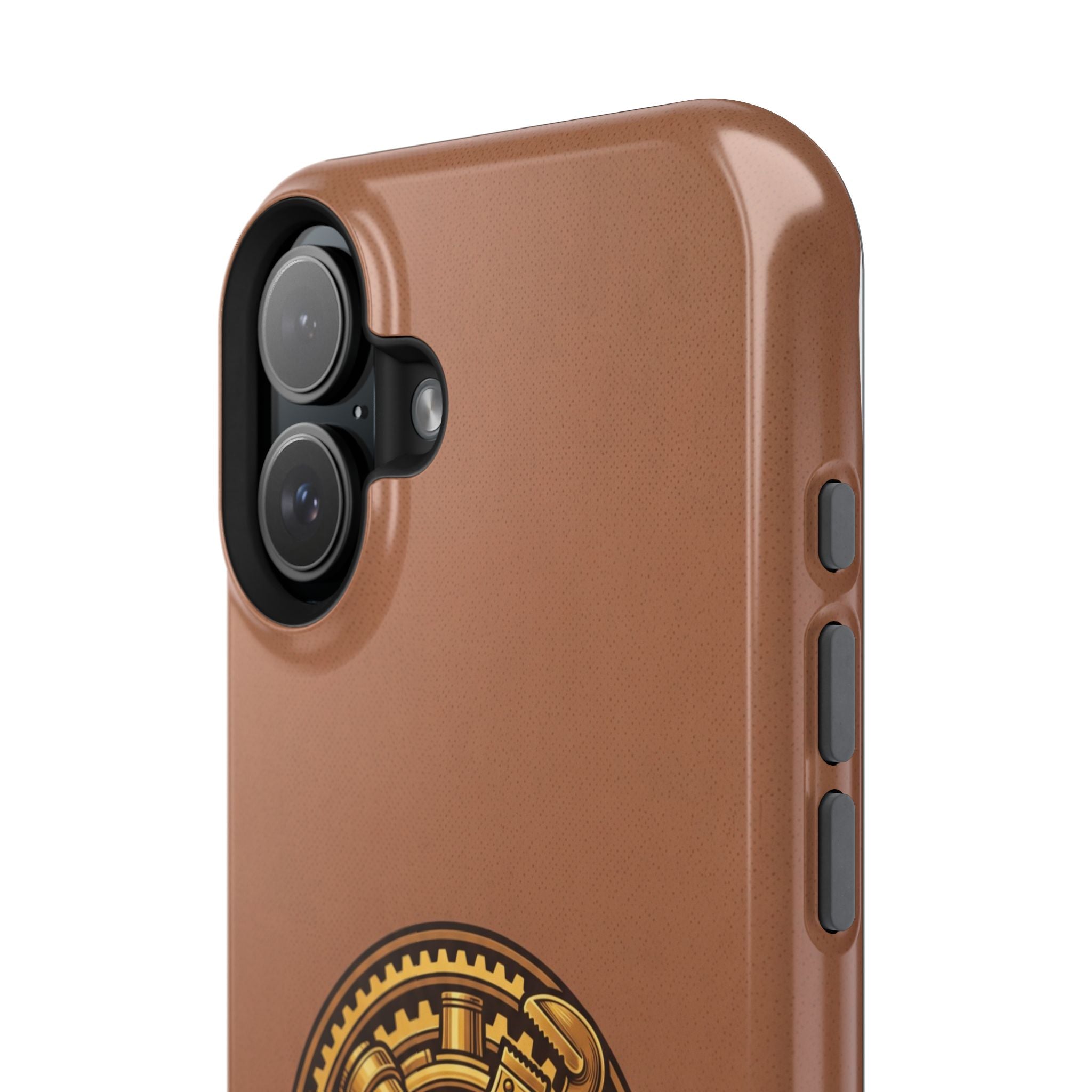 Plumber Born to Build Phone Case — Badge Wireless Charging Cover