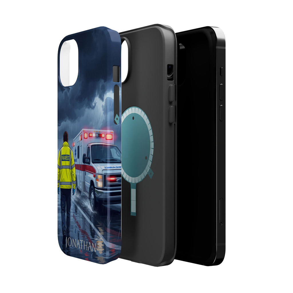 Personalized EMS Storm Phone Case — Wireless Charging Cover