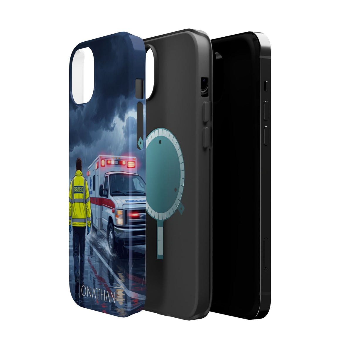 Personalized EMS Storm Phone Case — Wireless Charging Cover