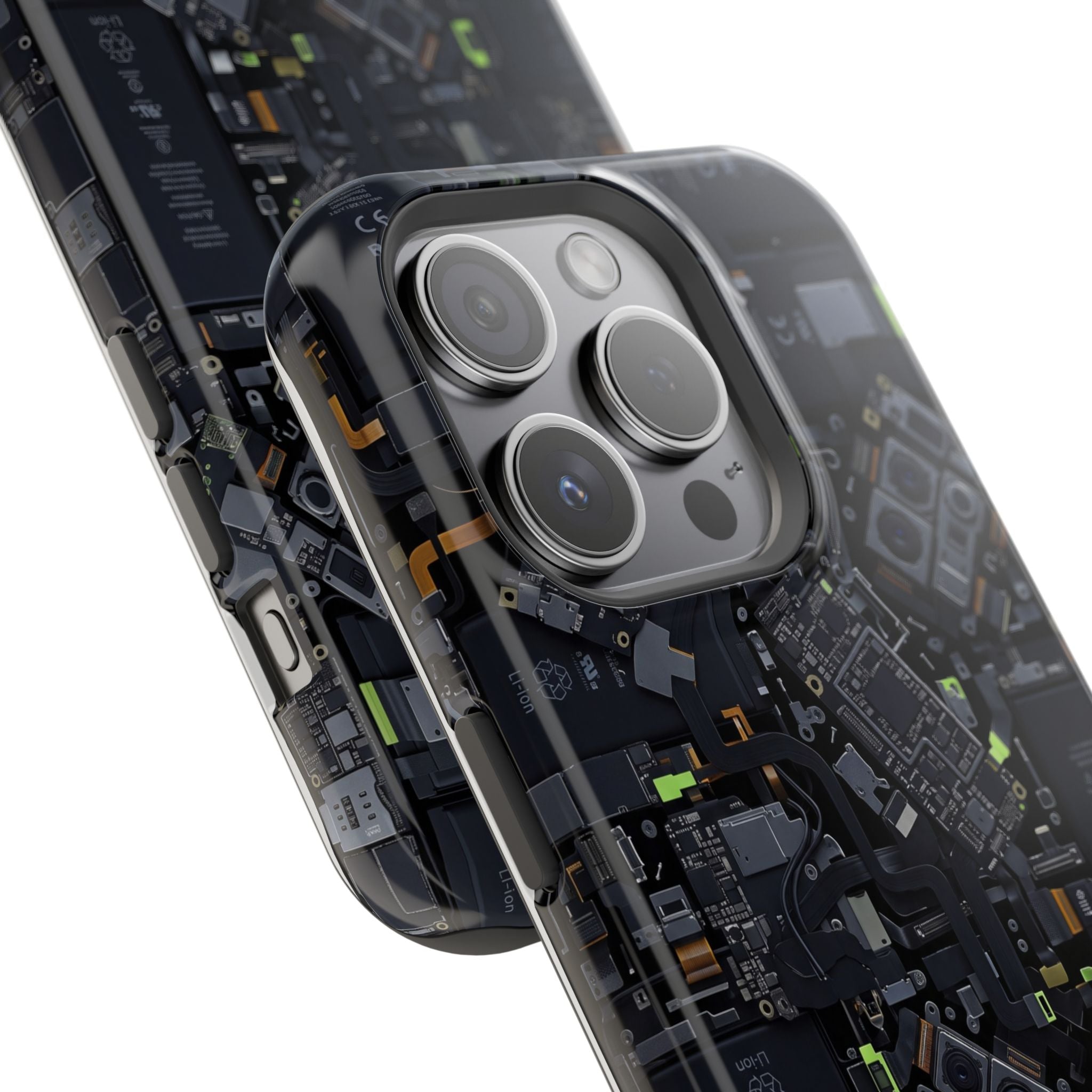 Circuit Core Phone Case — Motherboard Print Wireless Charging Cover