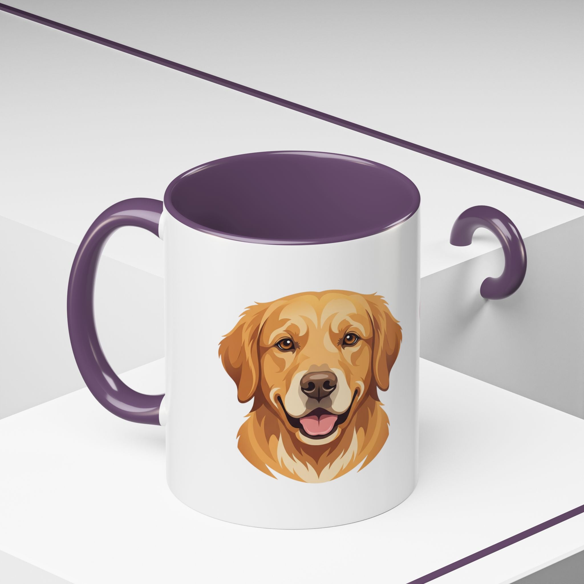 Personalized Golden Retriever Mug | Custom Name & Message Dog Lover Coffee Mug