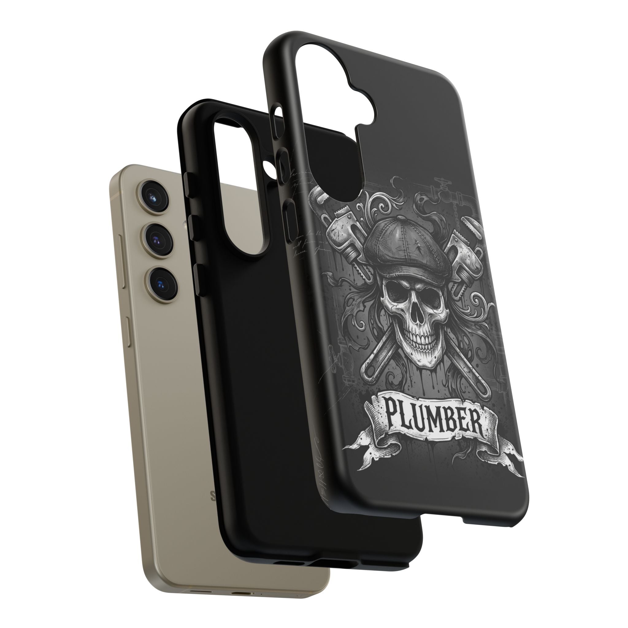 Gothic Skull Plumber Phone Case - Samsung & iPhone Series