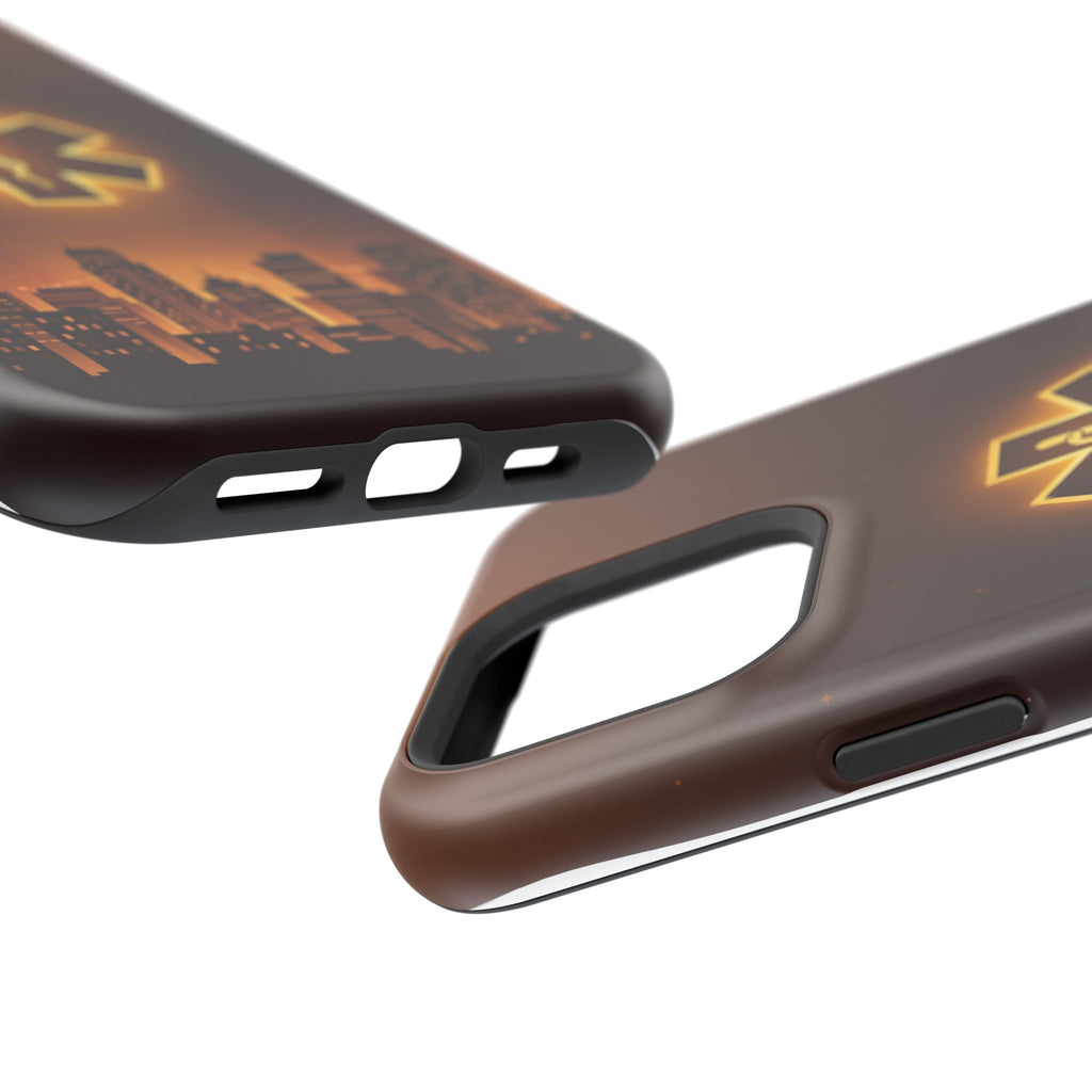 Paramedic/EMT Skyline Phone Case — Magnetic Wireless Charging Cover