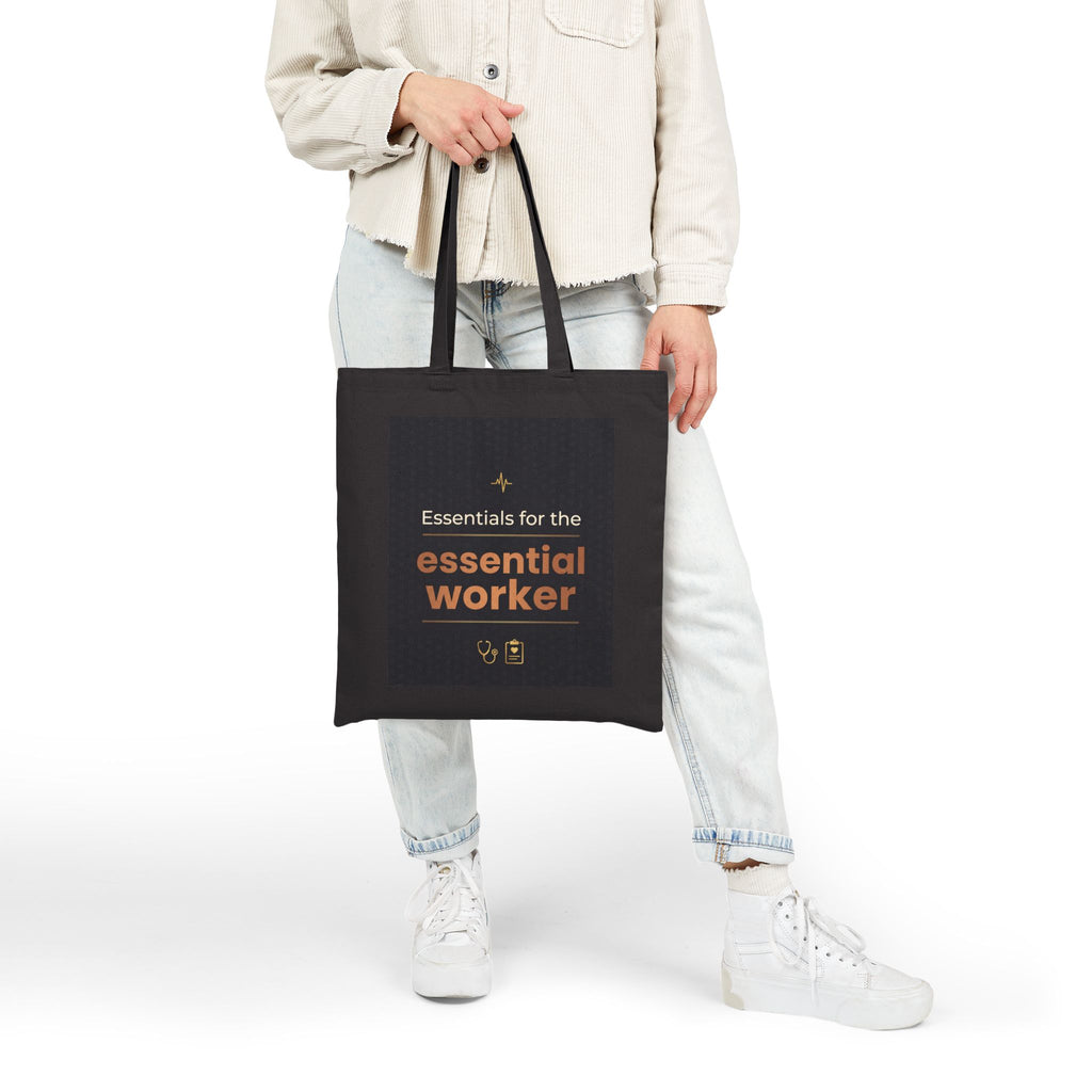 Nurse Tote Bag – Essentials for the essential worker – Cotton Canvas Tote Bag for Nurses