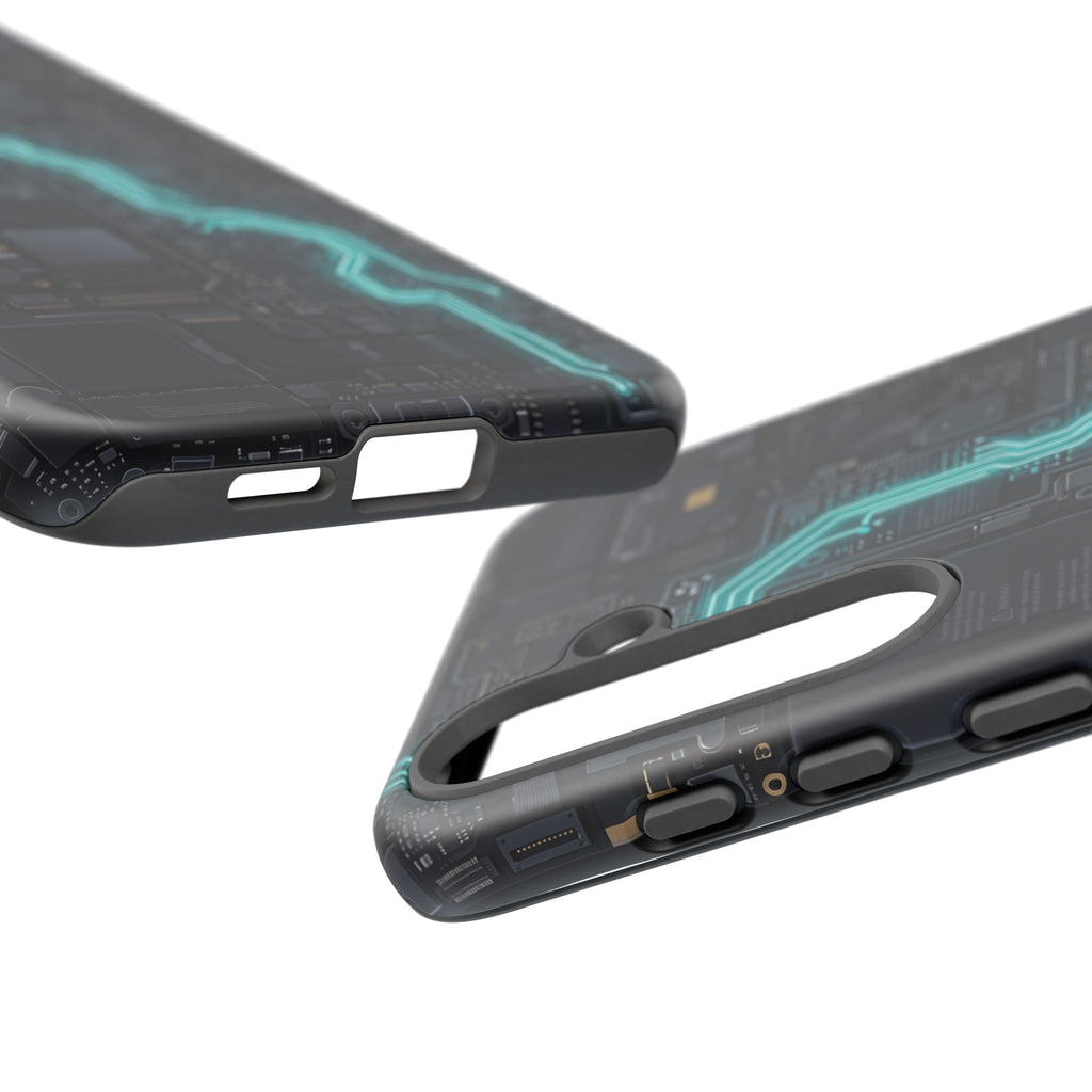 Electrician Cyan Circuit Phone Case - Samsung & iPhone Series
