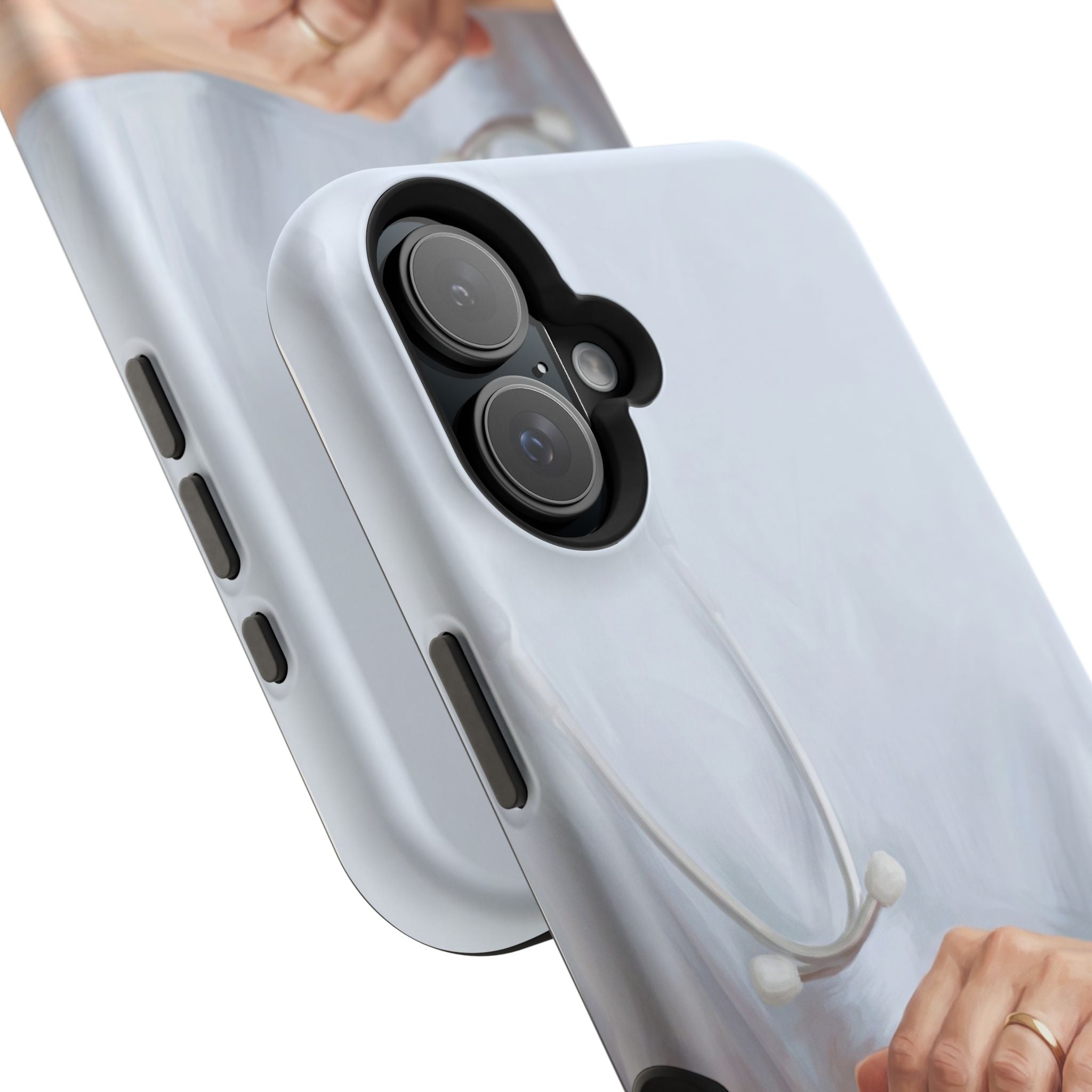 Impact-Resistant Phone Case — Caring Hands Wireless Charging Cover