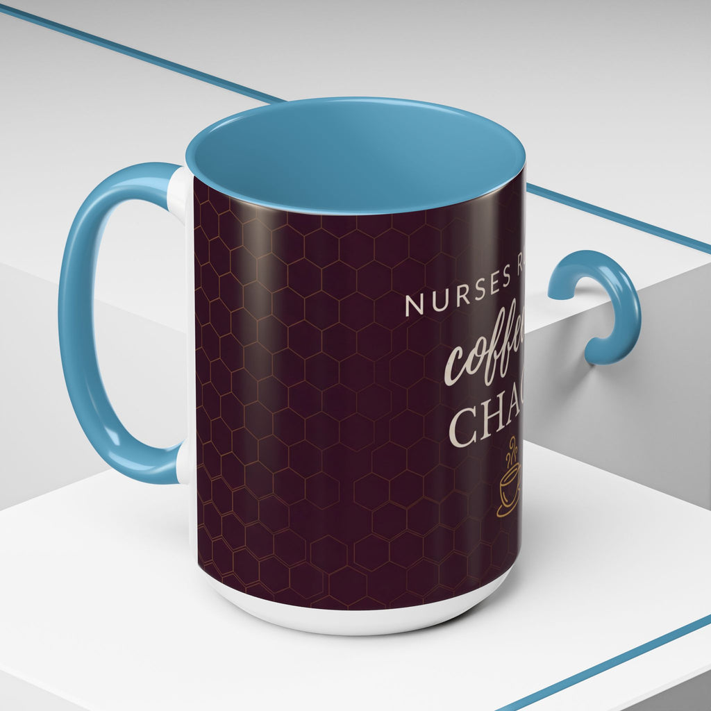 Coffee Mug for Nurses | Nurses run on coffee & chaos | Nurse Appreciation Gift | Gift for Her
