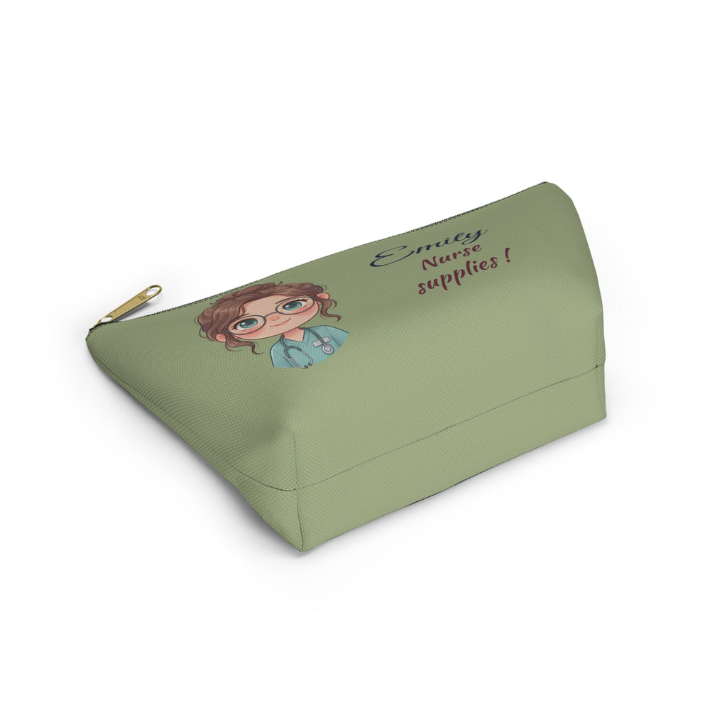 Personalized Nurse Pouch – Custom Name and Text Cosmetic Bag