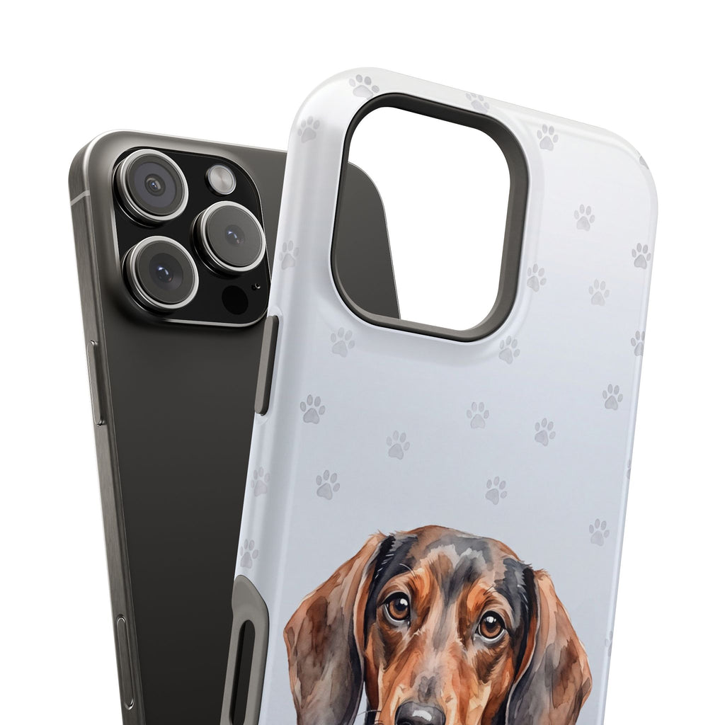 Dachshund Phone Case — Impact-Resistant Wireless Charging Cover