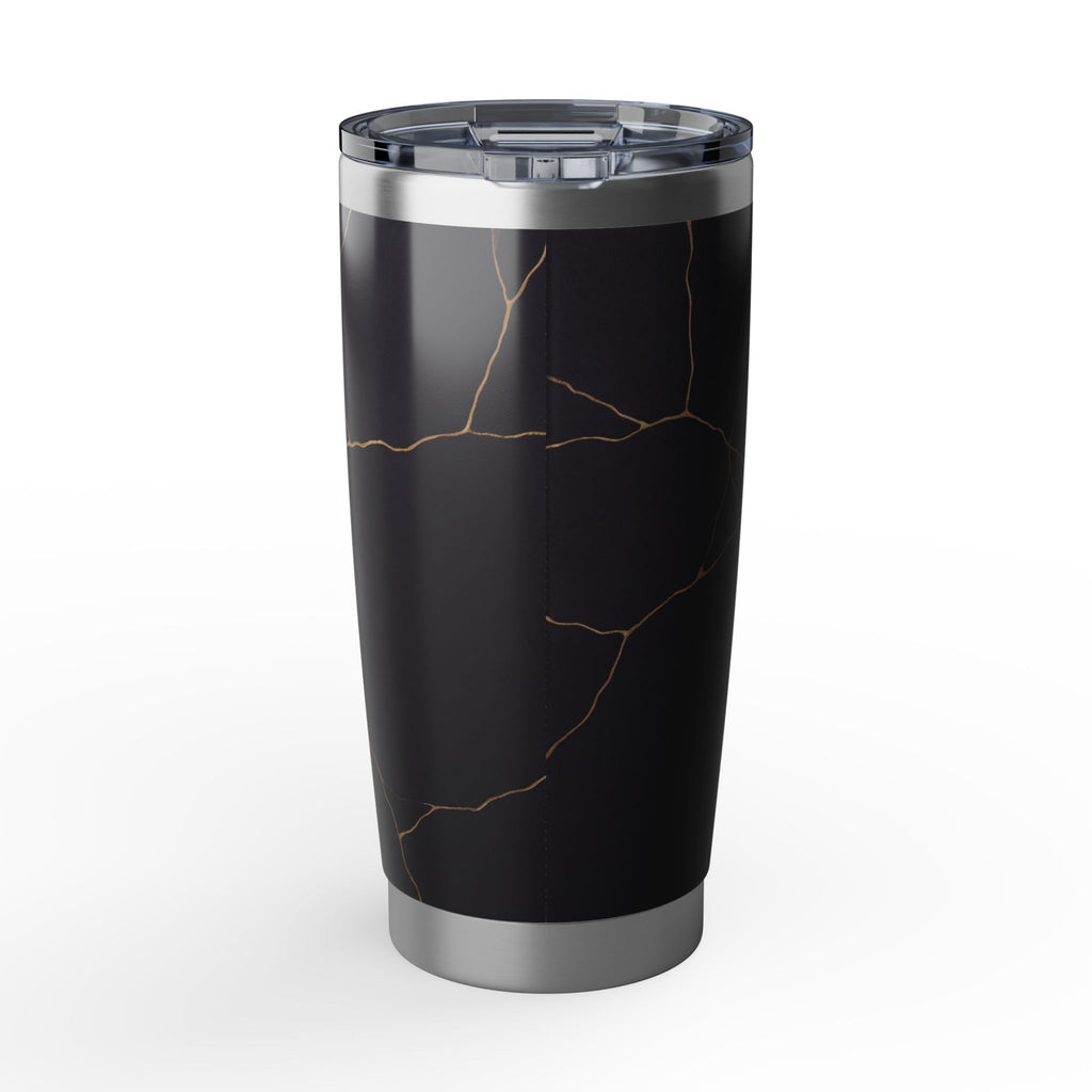 Horse Personalized Tumbler | Kintsugi Gold Art — 20 oz Stainless Travel Mug