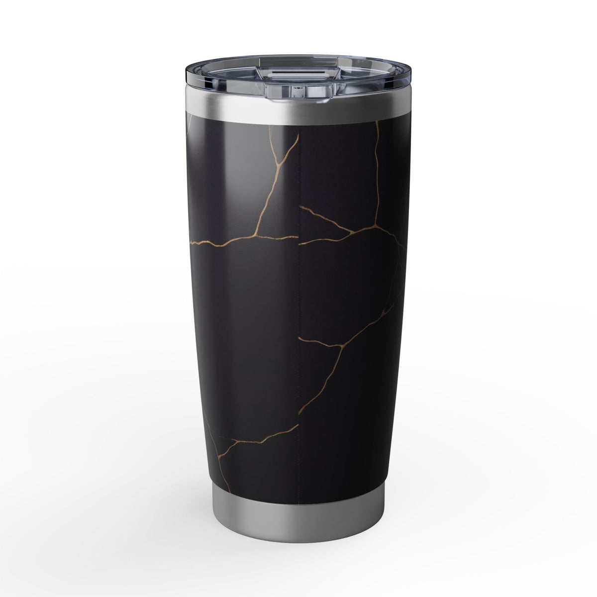 Horse Personalized Tumbler | Kintsugi Gold Art — 20 oz Stainless Travel Mug