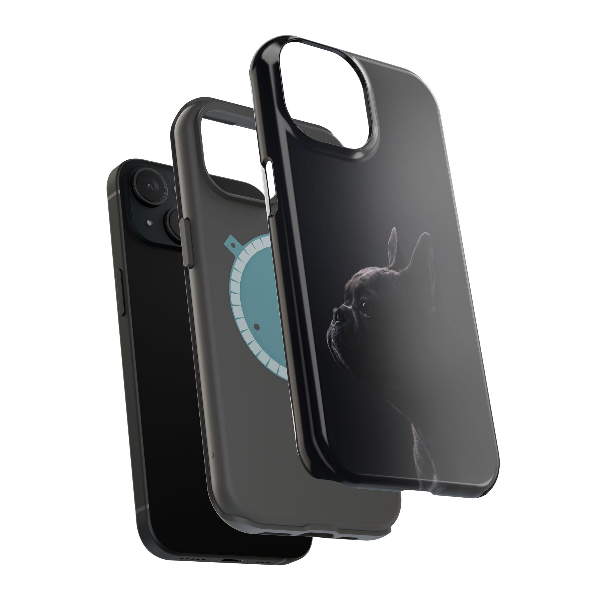 French Bulldog Phone Case — Impact-Resistant Wireless Charging Cover
