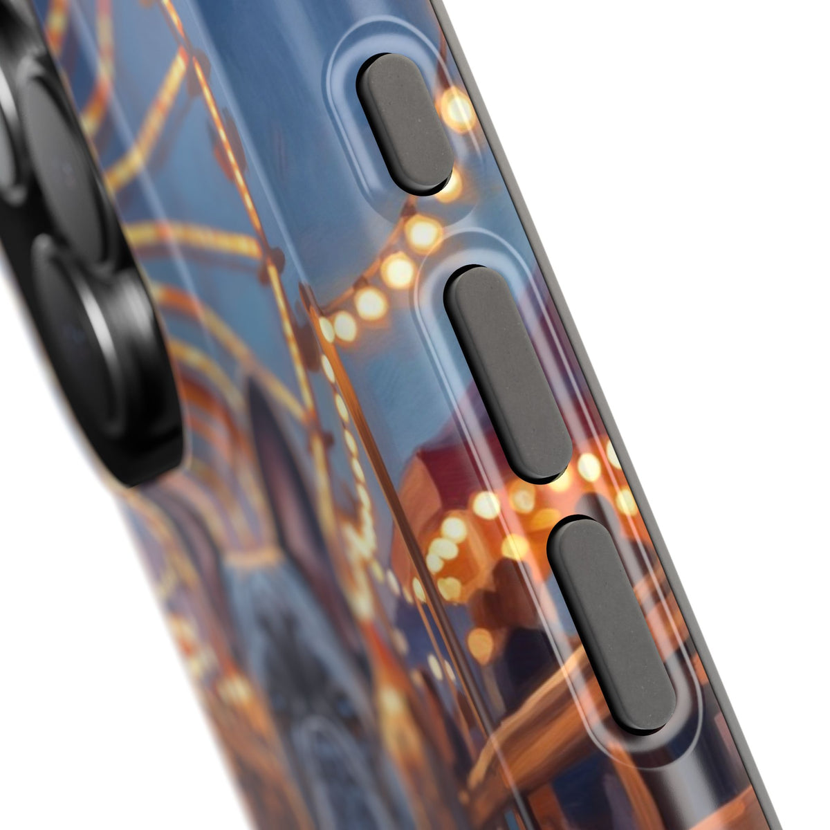 Personalized French Bulldog Pier Lights Phone Case — Wireless Charging Cover