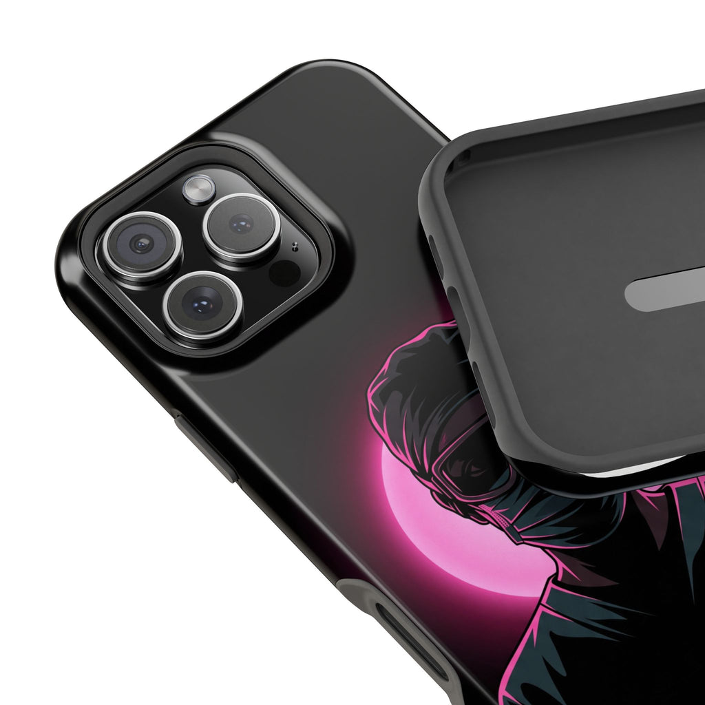 Nurse Portrait Phone Case — Navy Wireless Charging Cover