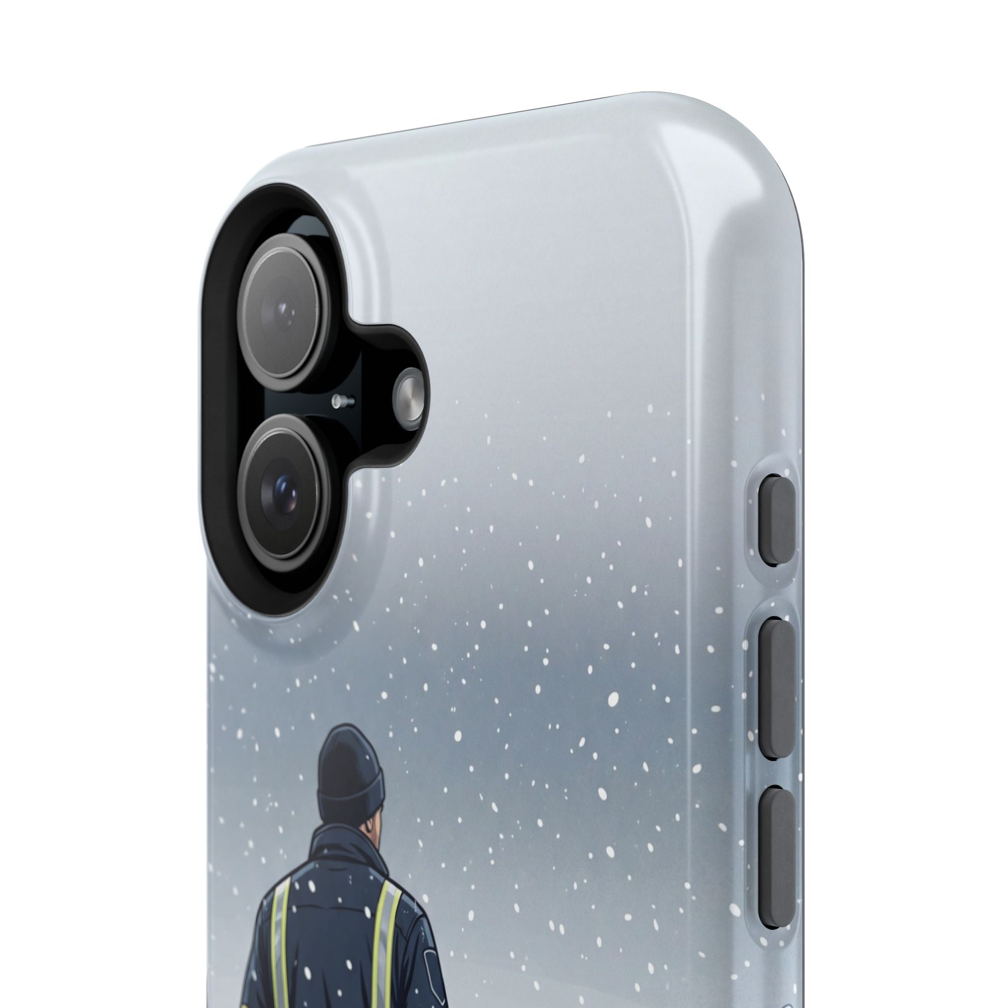 Bold Paramedic/EMT Portrait Phone Case — Magnetic Wireless Charging Cover