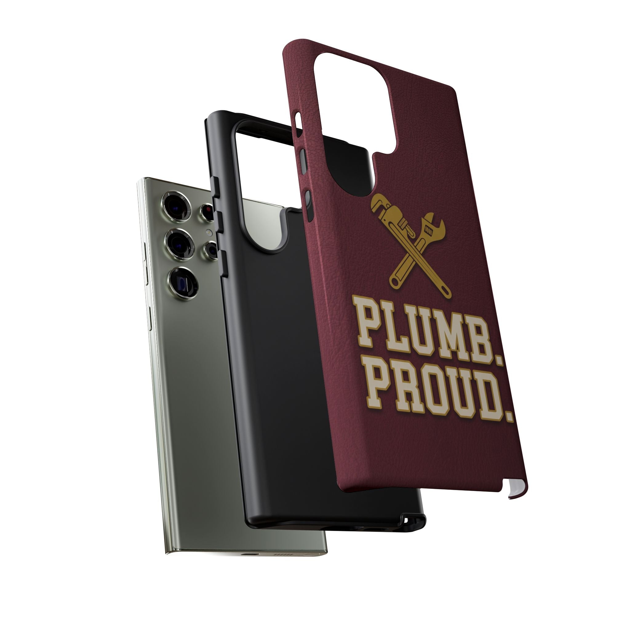 Plumb. Proud. Varsity Print Phone Case - Samsung & iPhone Series