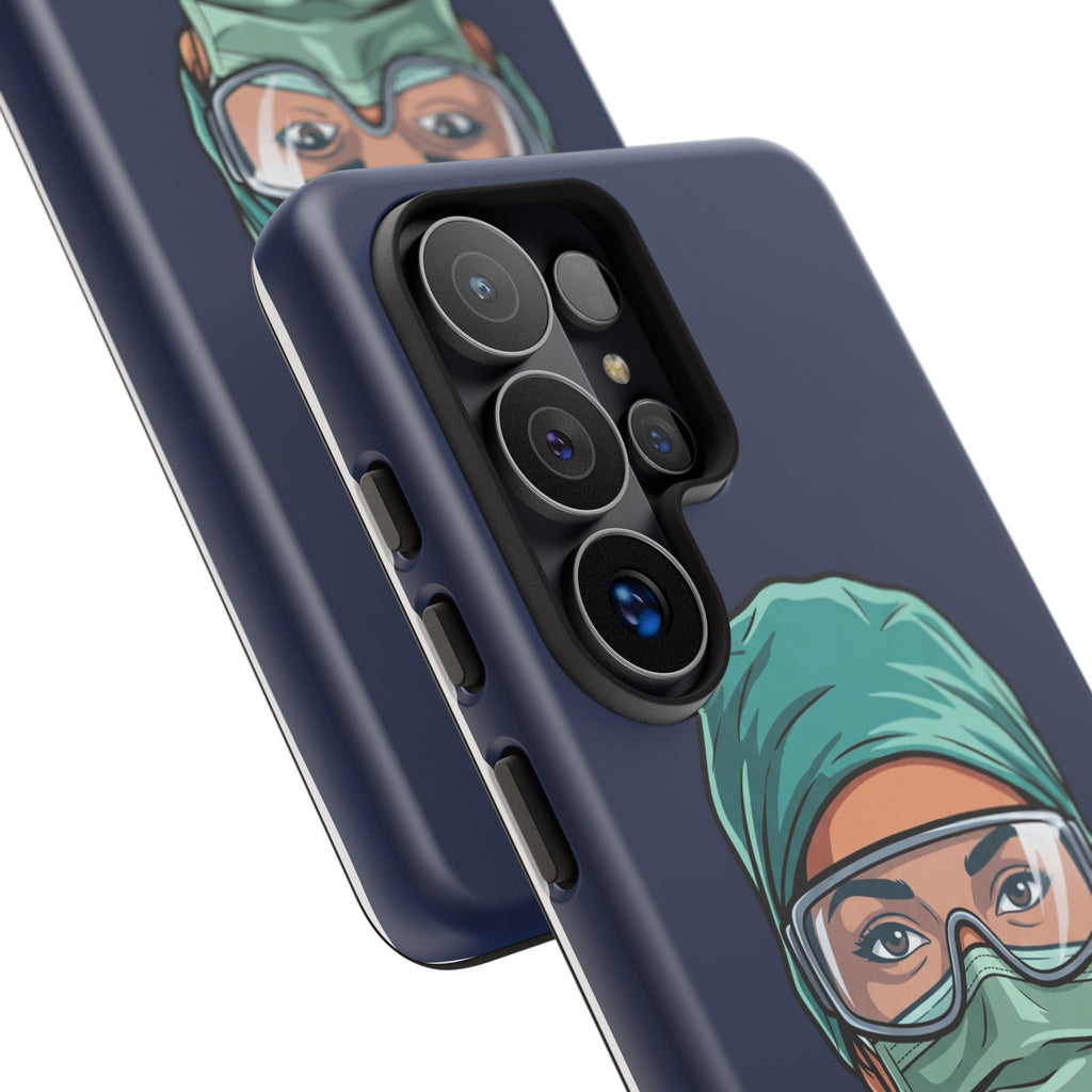 Nurse Illustrated Portrait Phone Case | iPhone & Samsung