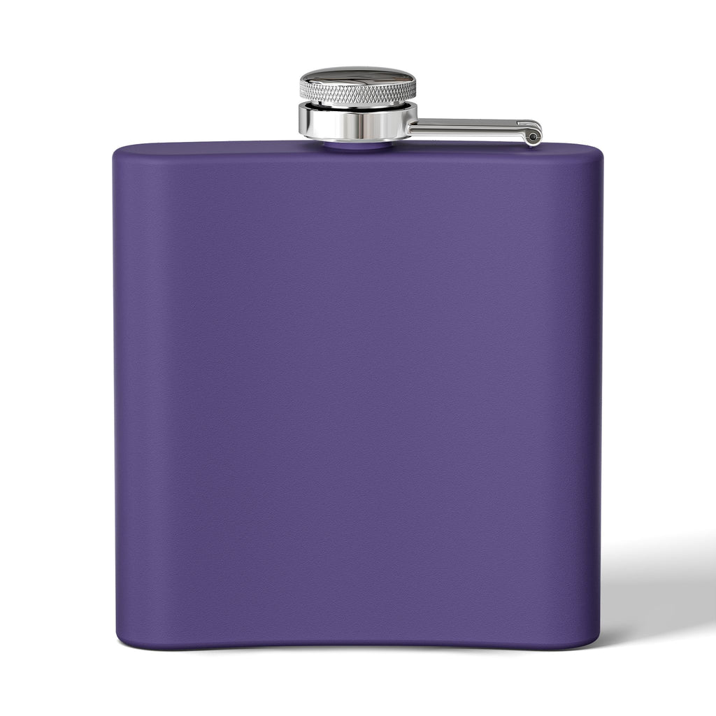 Flask — "Master Electrician: Licensed & Legendary" (Shield Badge) 6oz Stainless Steel Hip Flask