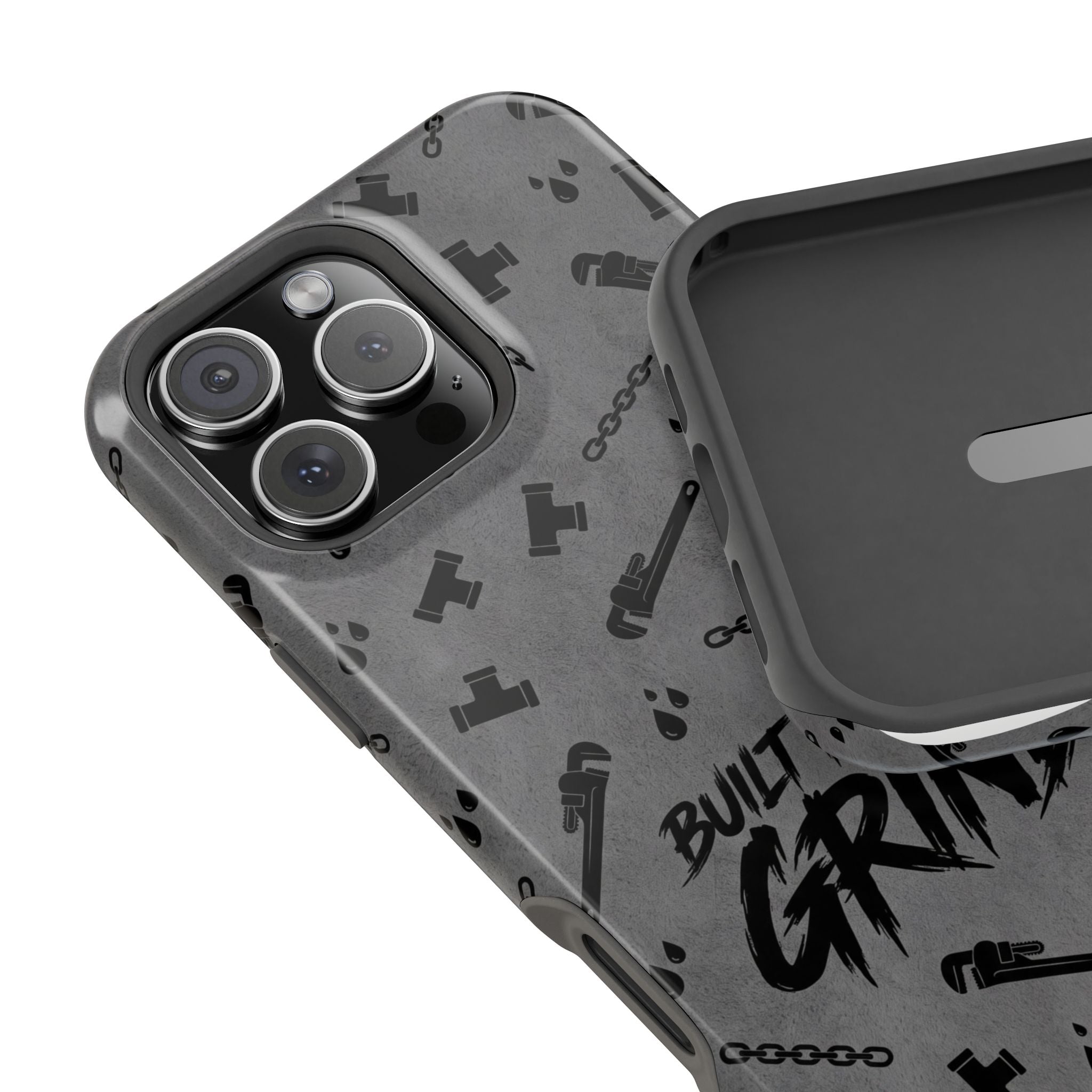 Built for the Grind Phone Case — Plumber Tools Wireless Charging Cover