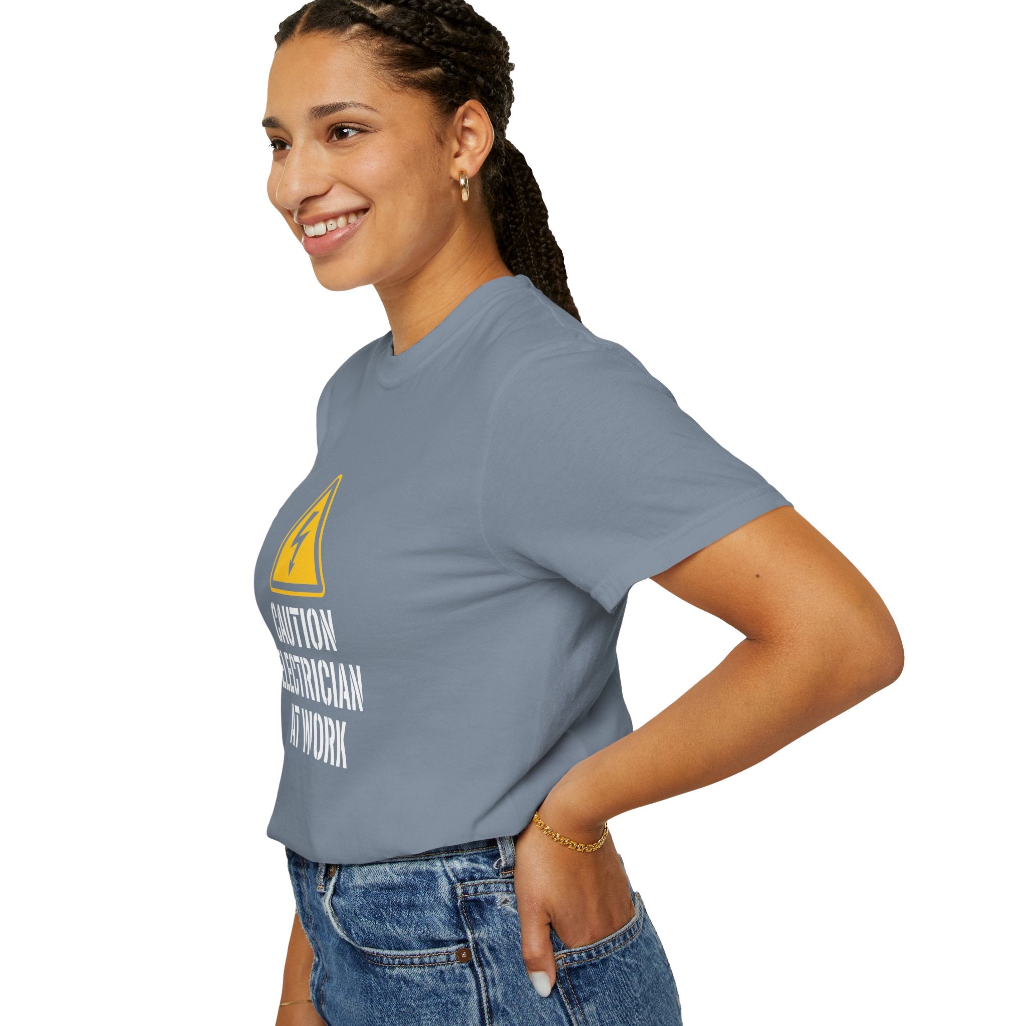 Caution Electrician At Work T-Shirt