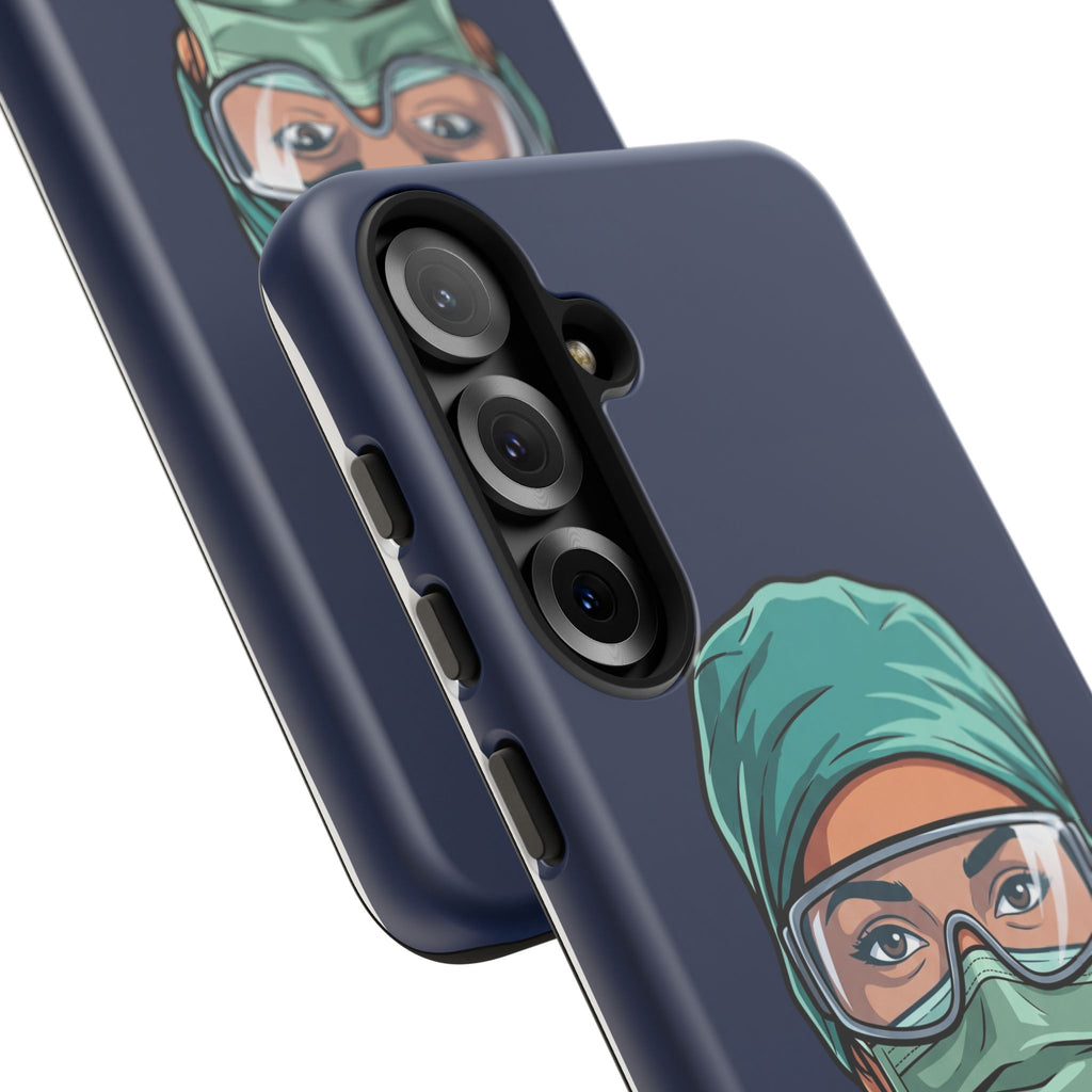 Nurse Illustrated Portrait Phone Case | iPhone & Samsung