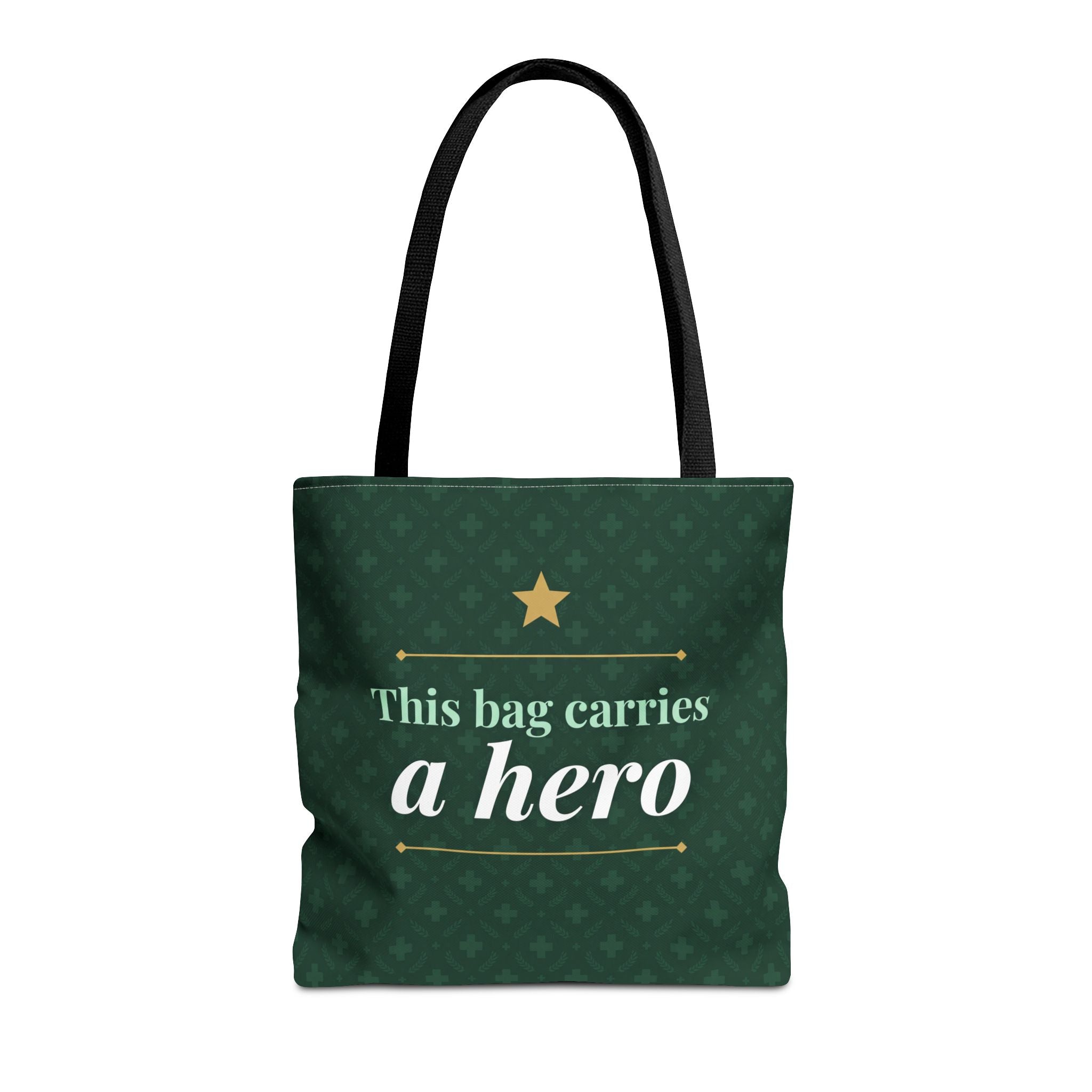 This Bag Carries a Hero Tote | Nurse Gift Tote Bag | Essential Worker Appreciation Gift | Premium Polyester Carry-All