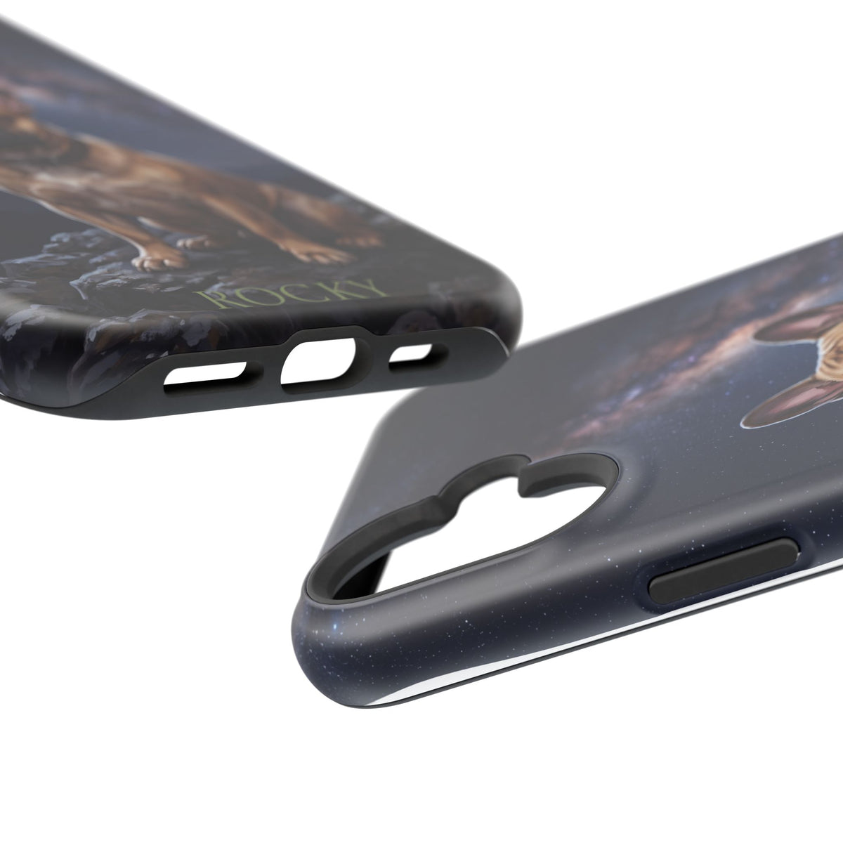 Personalized French Bulldog Starry Night Sky Phone Case — Wireless Charging Cover