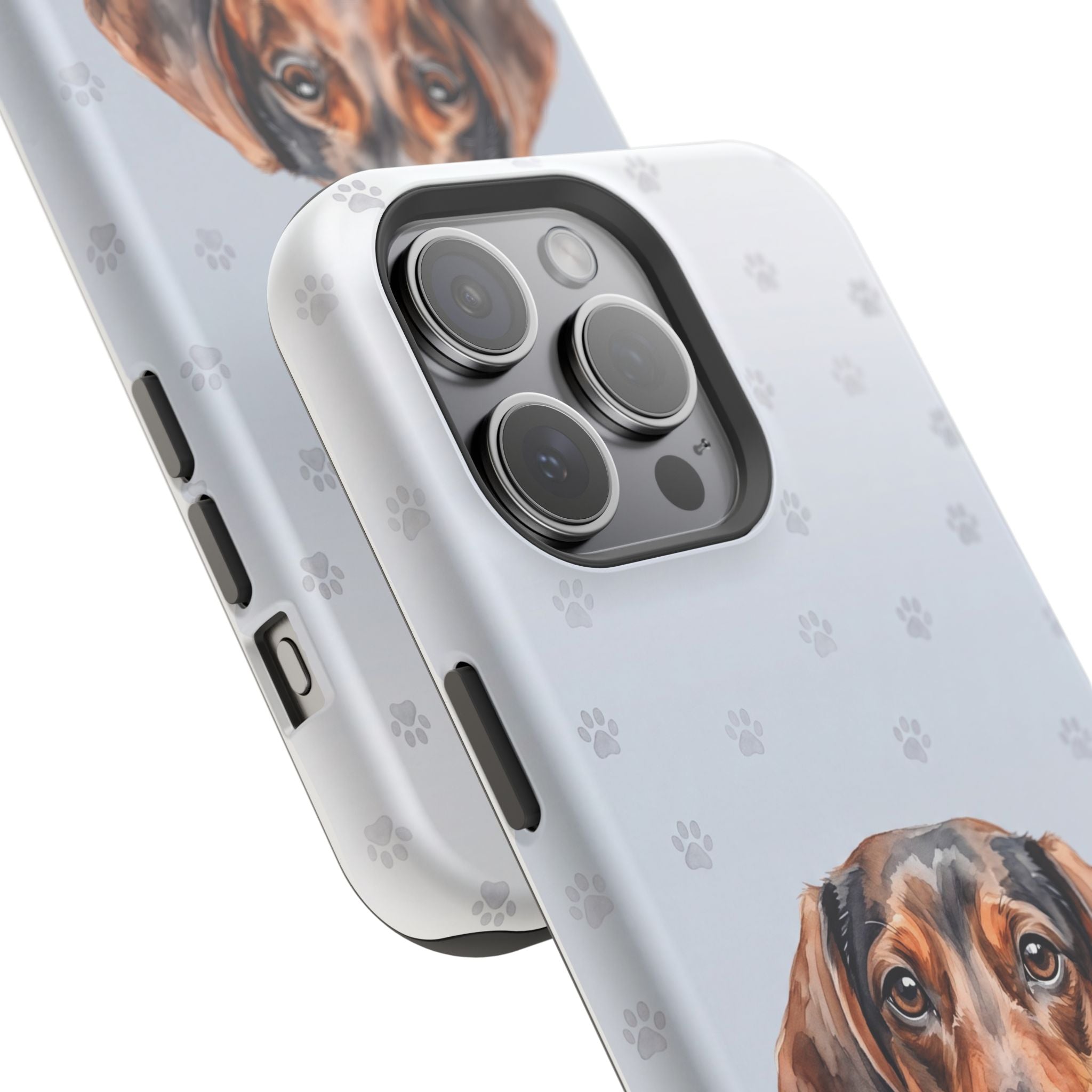 Dachshund Phone Case — Impact-Resistant Wireless Charging Cover