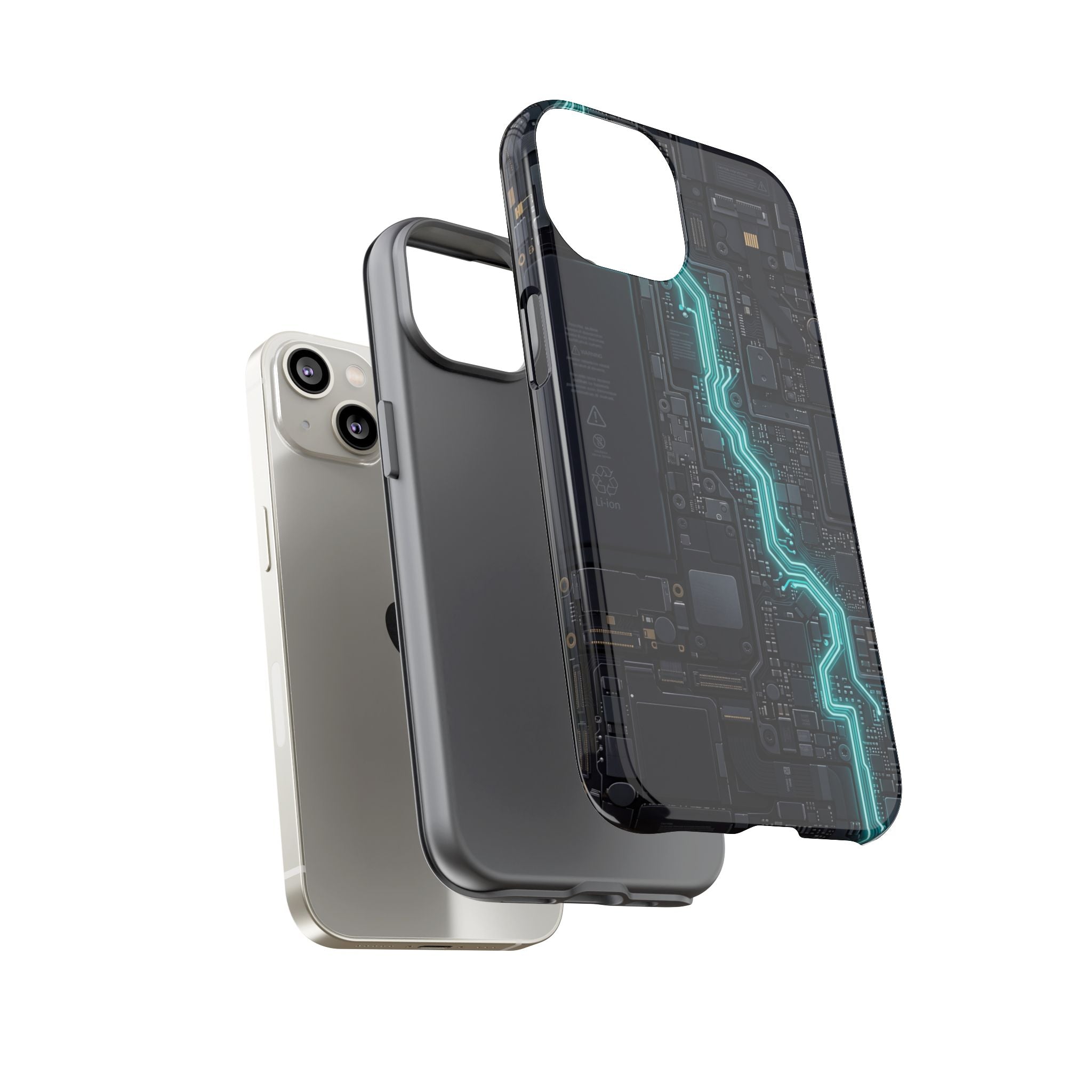 Electrician Cyan Circuit Phone Case - Samsung & iPhone Series