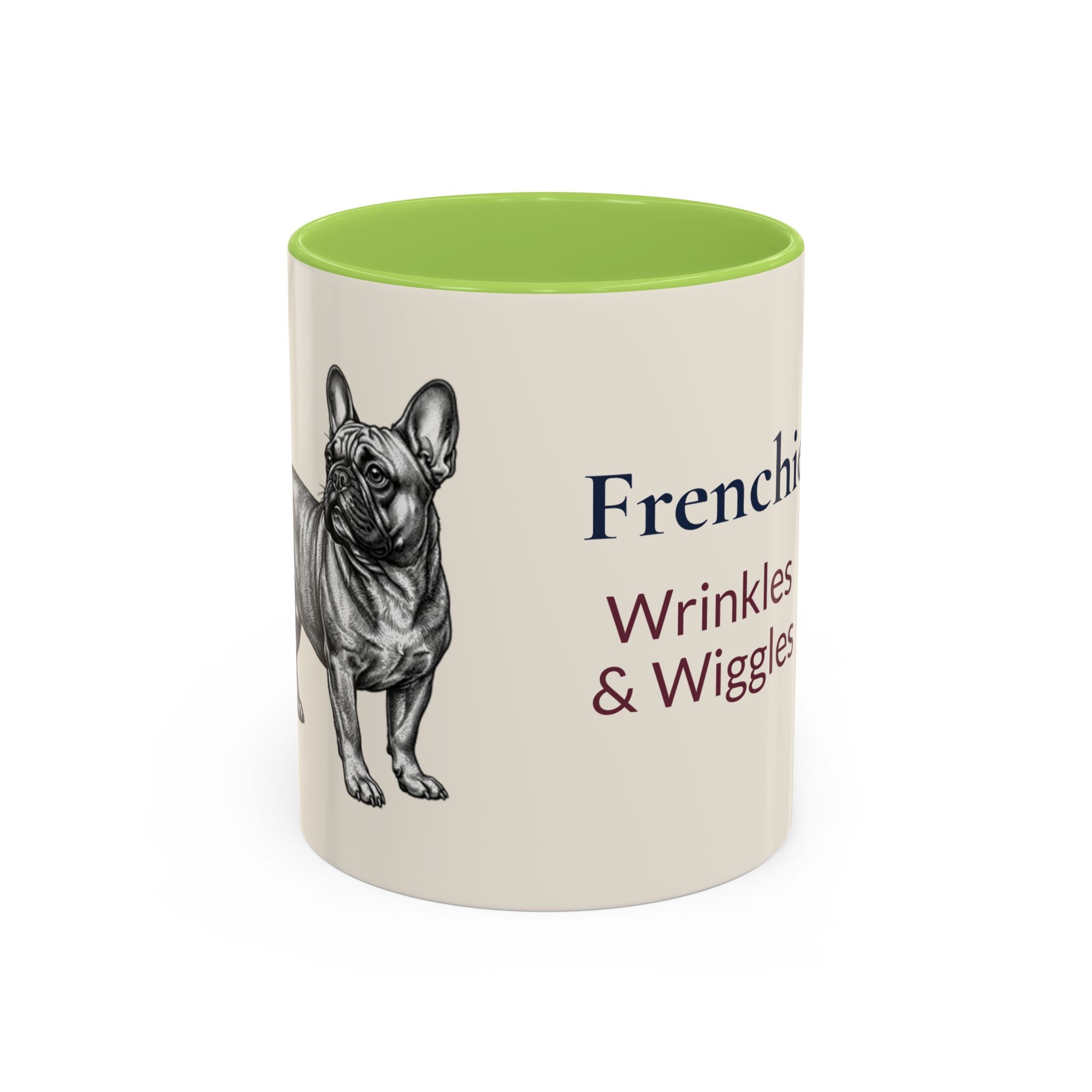 Personalized Frenchie Mug – Custom Name Coffee Mug – French Bulldog Lover Gift