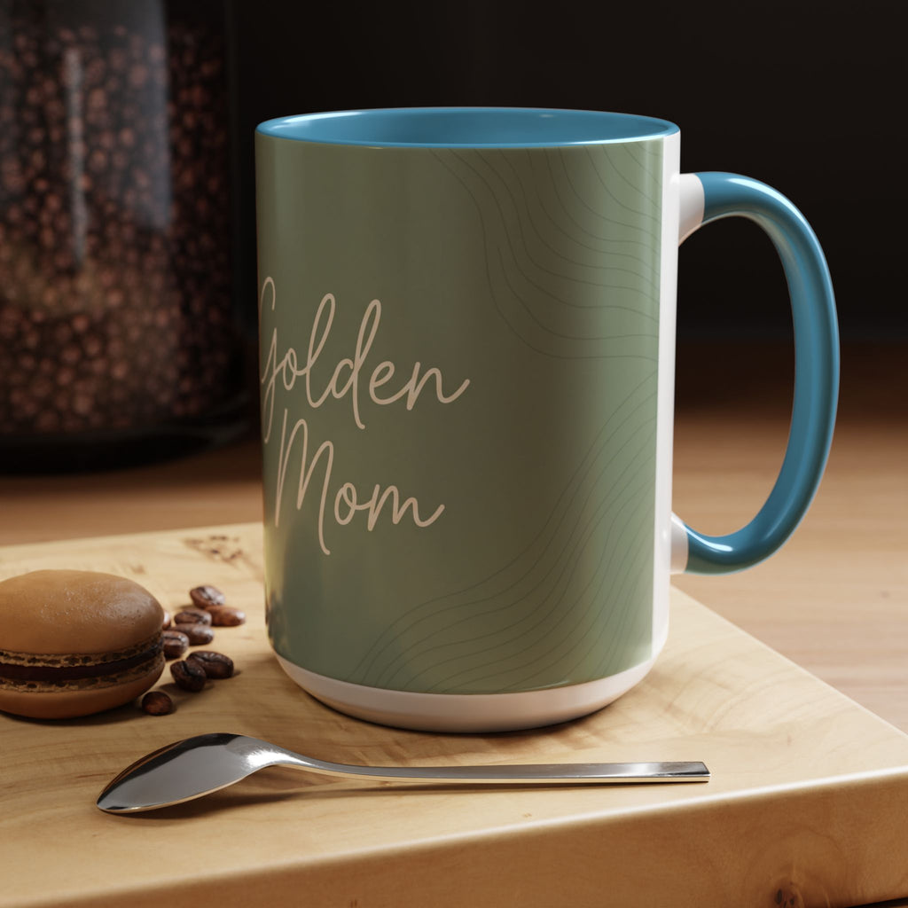 Golden Mom Mug | Golden Retriever Lover Gift | Cute Dog Mom Coffee Mug