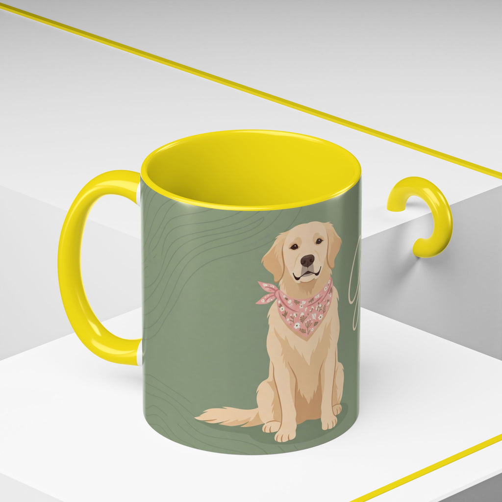 Golden Mom Mug | Golden Retriever Lover Gift | Cute Dog Mom Coffee Mug