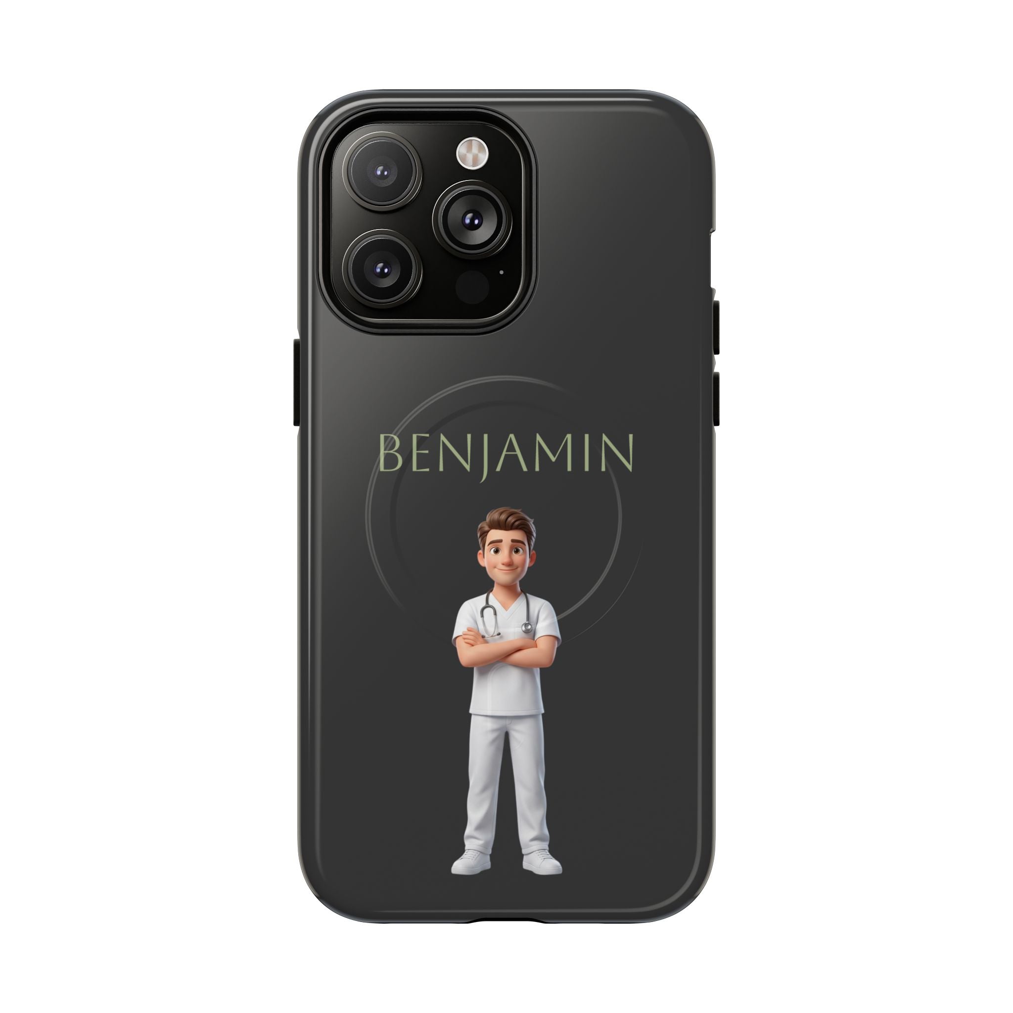 Personalized Nurse Phone Case | MagSafe Compatible, Custom Name iPhone Case