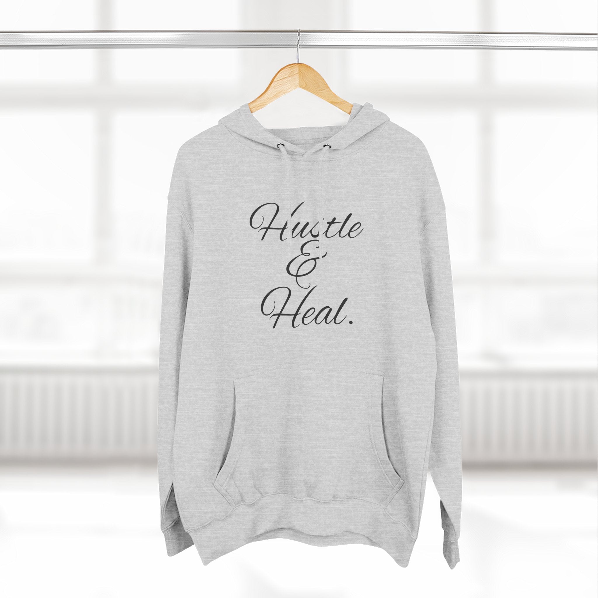Nurse Hoodie | Hustle and Heal | Unisex Comfortable Pullover for Passionate Nurses and Medical Workers