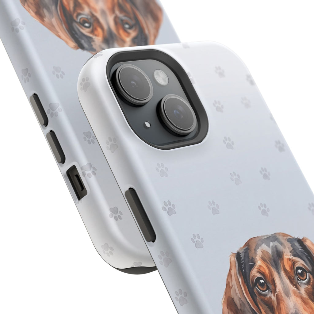 Dachshund Phone Case — Impact-Resistant Wireless Charging Cover