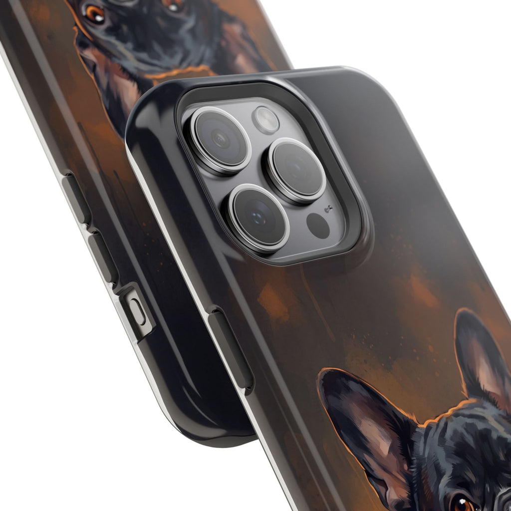 French Bulldog Portrait Phone Case — Impact-Resistant Wireless Charging Cover