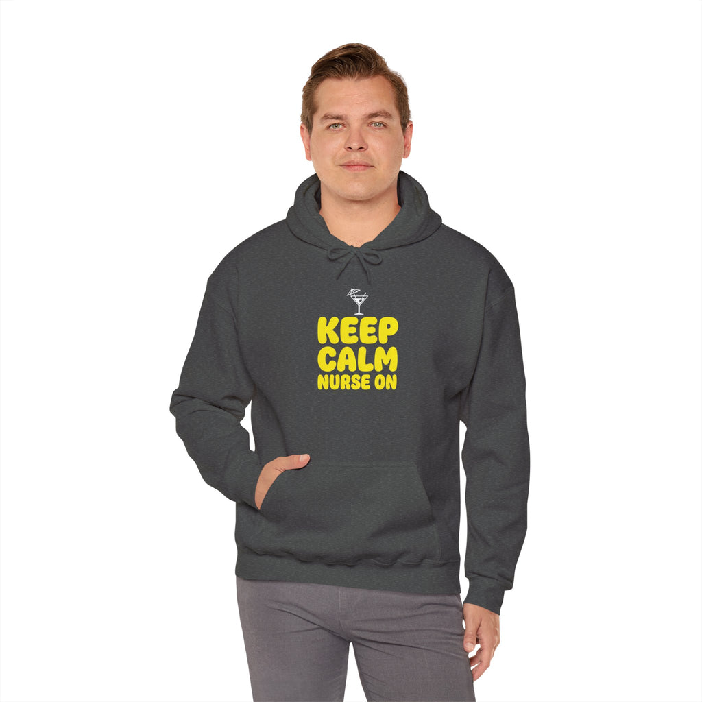Keep Calm Nurse On Hoodie — Funny Nurse Graphic Pullover