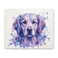 Watercolor Golden Retriever Canvas Print — Matte Stretched Wall Art