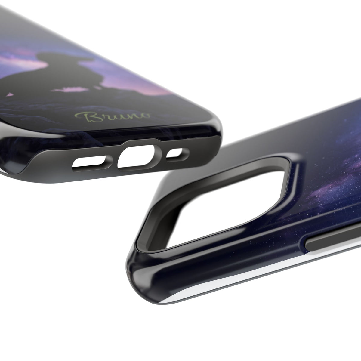 Personalized Dachshund Starry Night Phone Case — Wireless Charging Cover