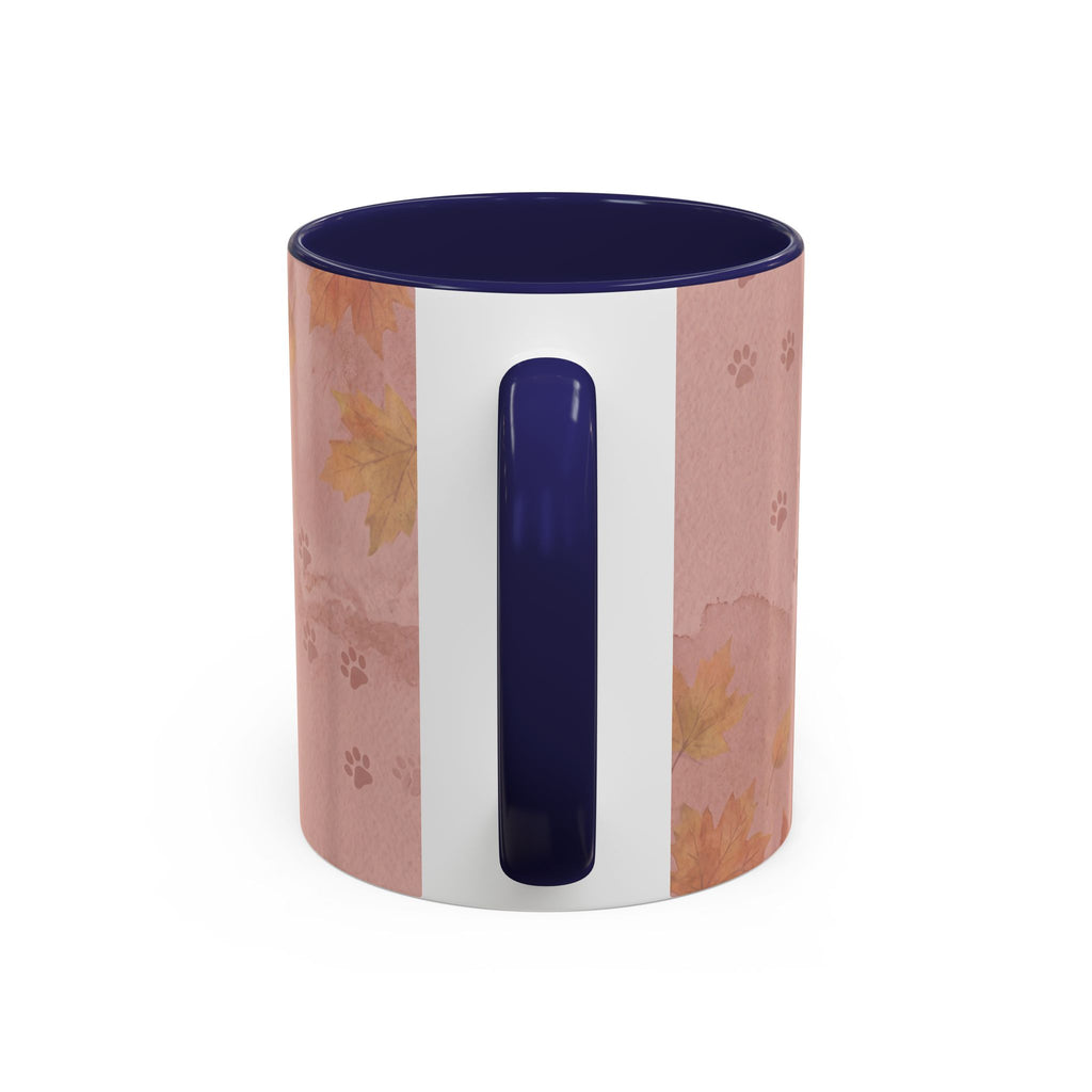 Dachshund Lover Mug | Long-Haired Wiener Dog with Plaid Bandana, Dusty Rose Watercolor Dog Gift