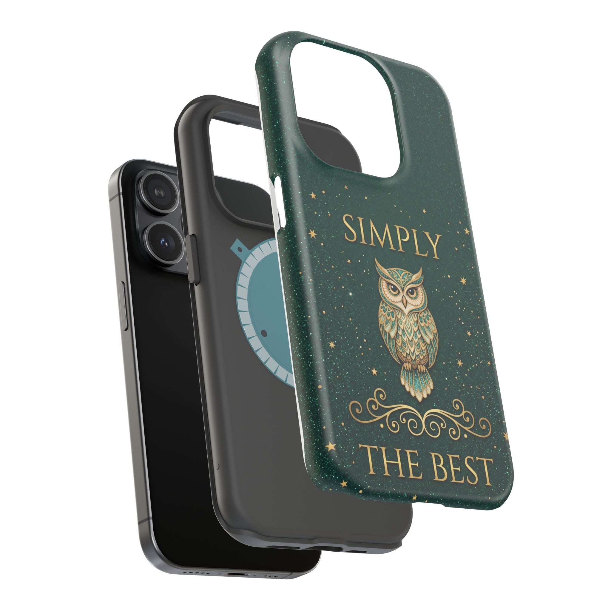 Simply The Best Wise Owl Phone Case — Wireless Charging Cover