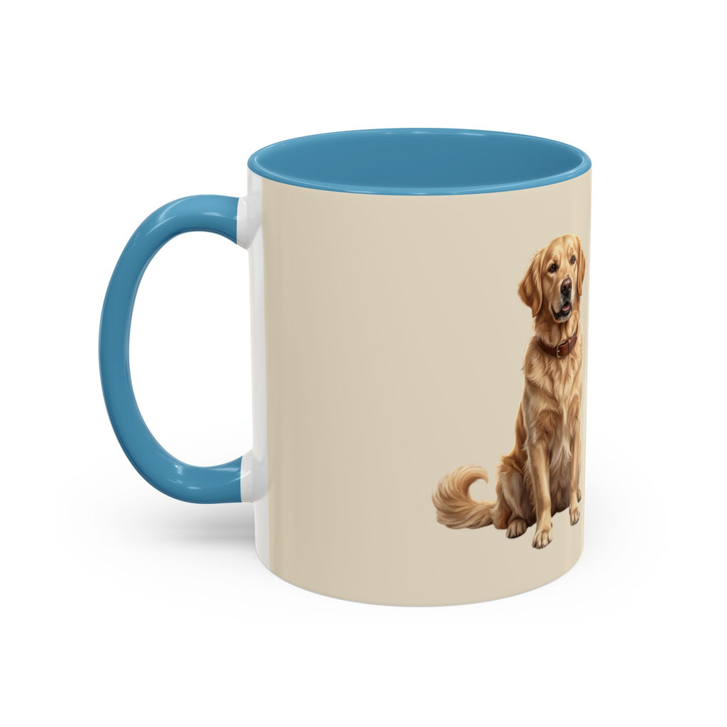 Personalized Golden Retriever Mug | Custom Name & Message Dog Mom Dad Coffee Mug