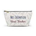 Personalized Teacher Gift Pouch – Custom Name Makeup Bag for Teachers