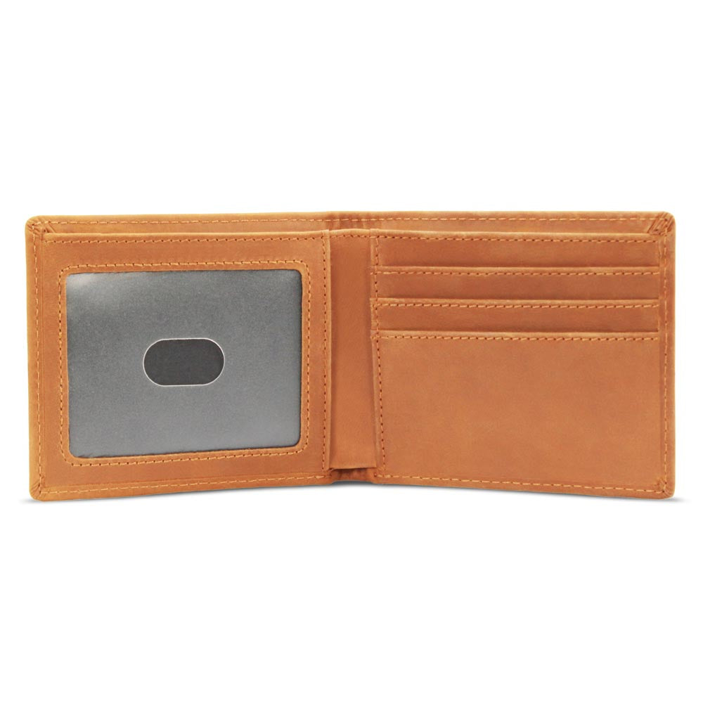 Fear the Wrench Leather Wallet — Custom Plumber Gift for Him