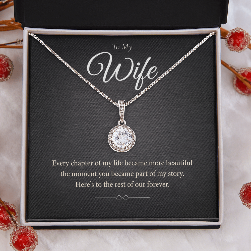 Eternal Hope Necklace – Cushion Cut CZ Pendant