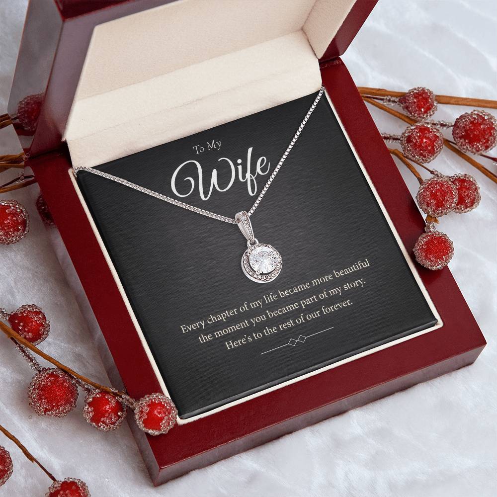 Eternal Hope Necklace – Cushion Cut CZ Pendant