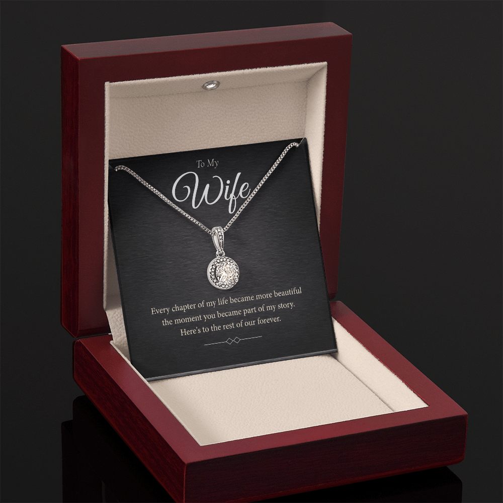 Eternal Hope Necklace – Cushion Cut CZ Pendant