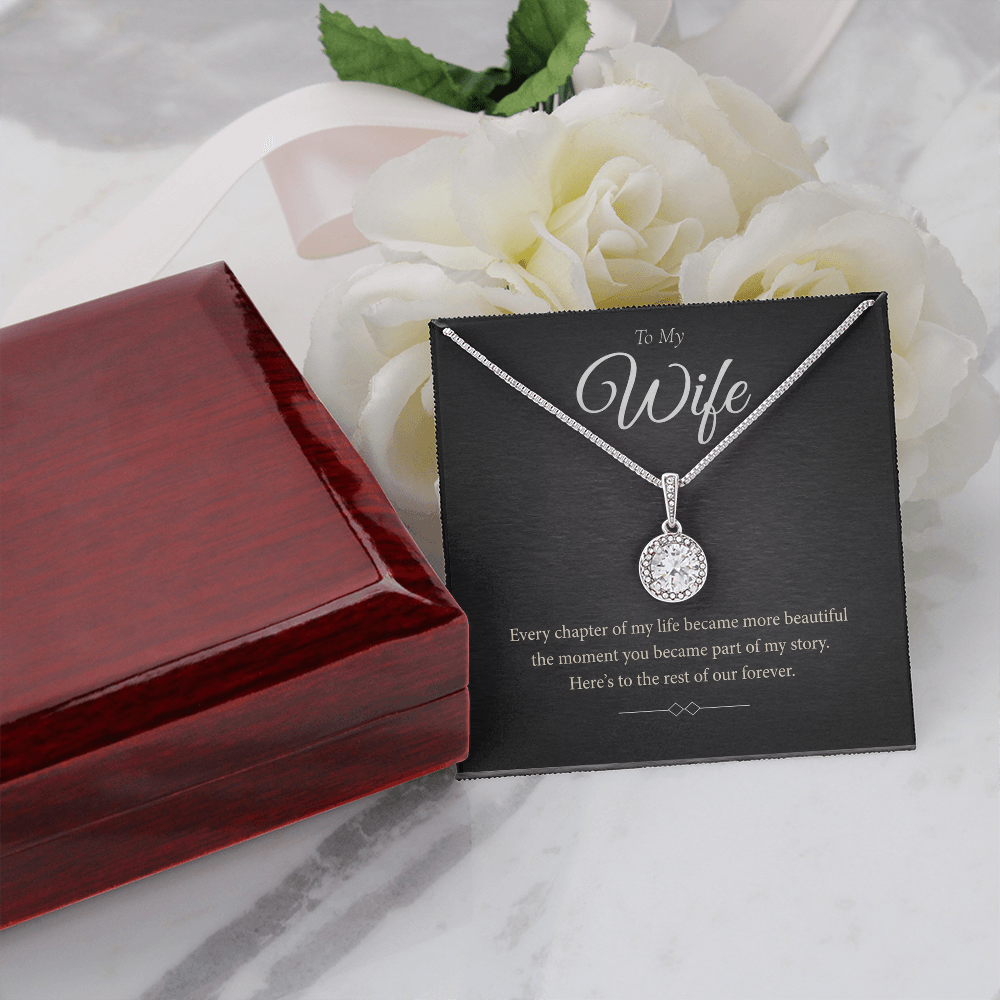 Eternal Hope Necklace – Cushion Cut CZ Pendant