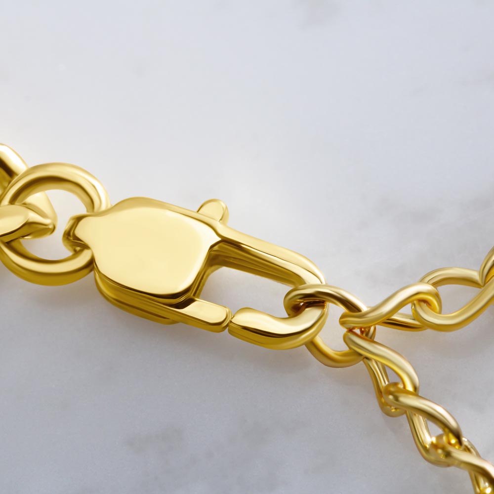 Men's Cuban Link Chain – 18K Gold or Stainless Steel Necklace