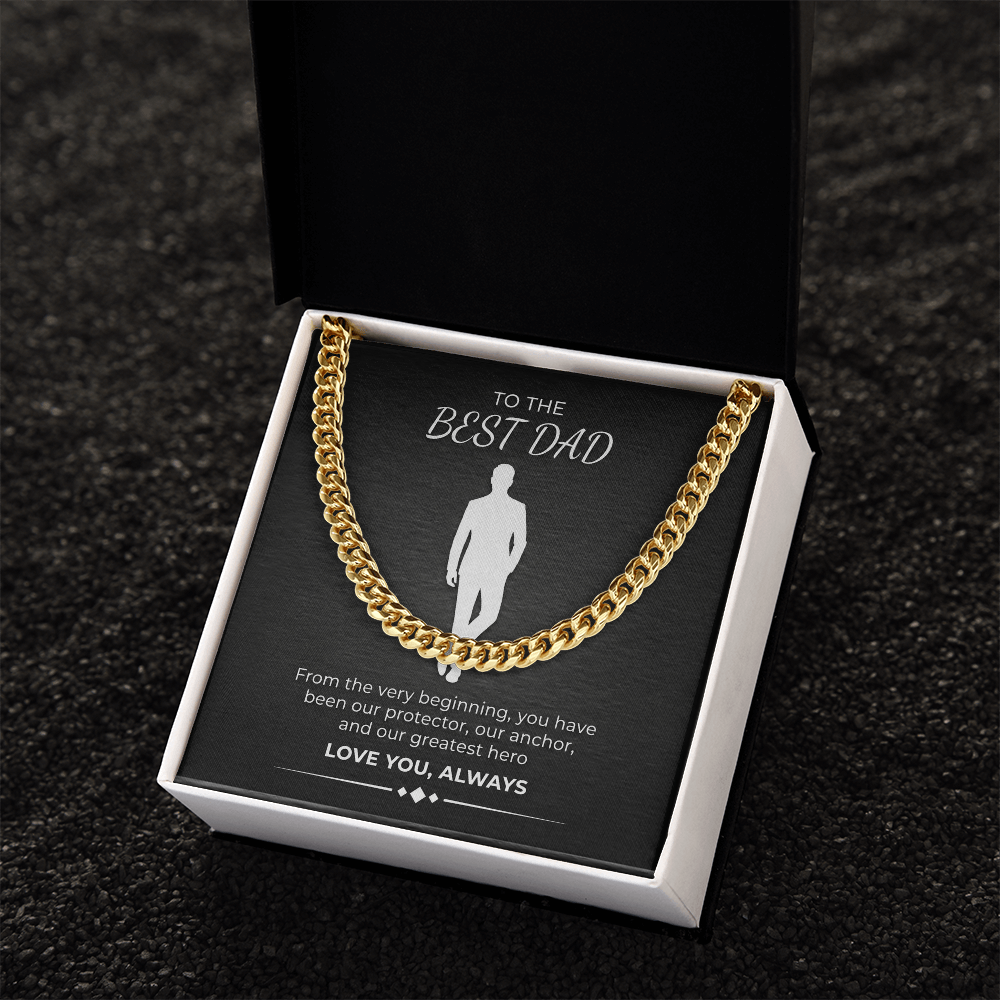 Cuban Link Chain – Stainless Steel or 18K Gold, Adjustable Necklace